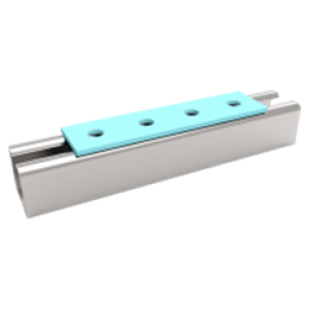 4 Hole Flat Splice Plate HDG